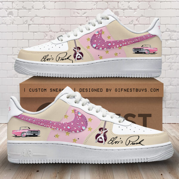 Tubopro Elvis Presley Air Low-Top Sneakers Shoes For Men And Women