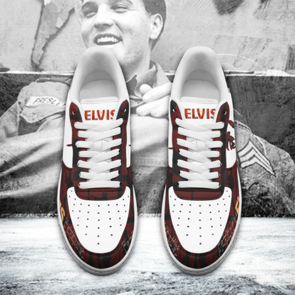 Tubopro Elvis Presley Air Low-Top Sneakers Shoes For Men And Women - Image 2