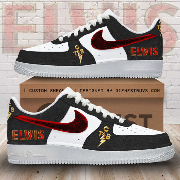Tubopro Elvis Presley Air Low-Top Sneakers Shoes For Men And Women