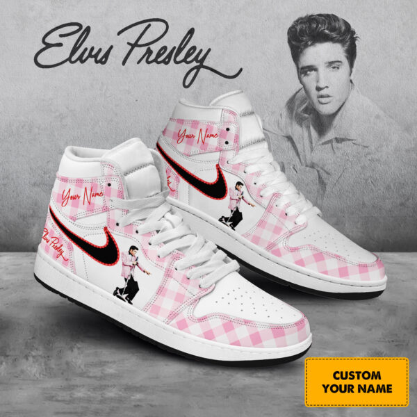 Tubopro Elvis Presley AJ1 High Sneakers Shoes For Men And Women