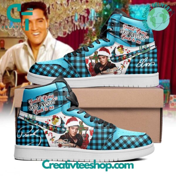 Tubopro Elvis Presley AJ1 High Sneakers Shoes For Men And Women