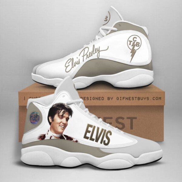 Tubopro Elvis Presley AJ13 Sneakers Shoes For Men And Women - Image 2