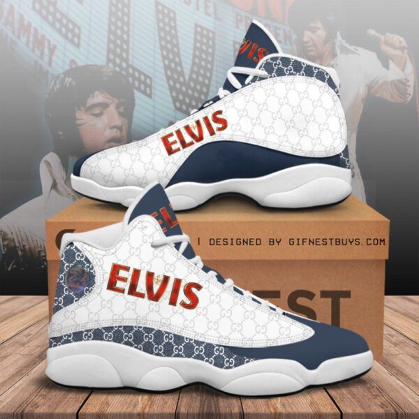 Tubopro Elvis Presley AJ13 Sneakers Shoes For Men And Women - Image 2