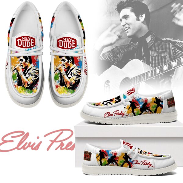 Tubopro Elvis Presley Personalized Hey Dude Shoes For Men And Women