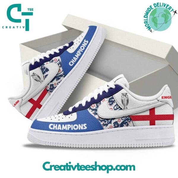 Tubopro England National Football Team Air Low-Top Sneakers Shoes For Men And Women - Image 2