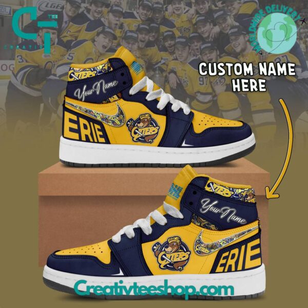 Tubopro Erie Otters AJ1 High Sneakers Shoes For Men And Women