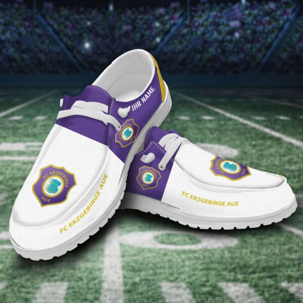 Tubopro Erzgebirge Aue Personalized Hey Dude Shoes For Men And Women