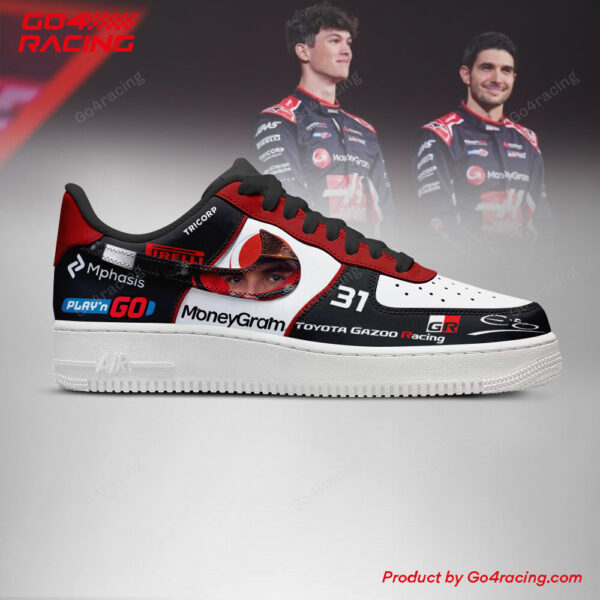 Tubopro Esteban Ocon x Oliver Bearman  Haas Air Low-Top Sneakers Shoes For Men And Women - Image 3