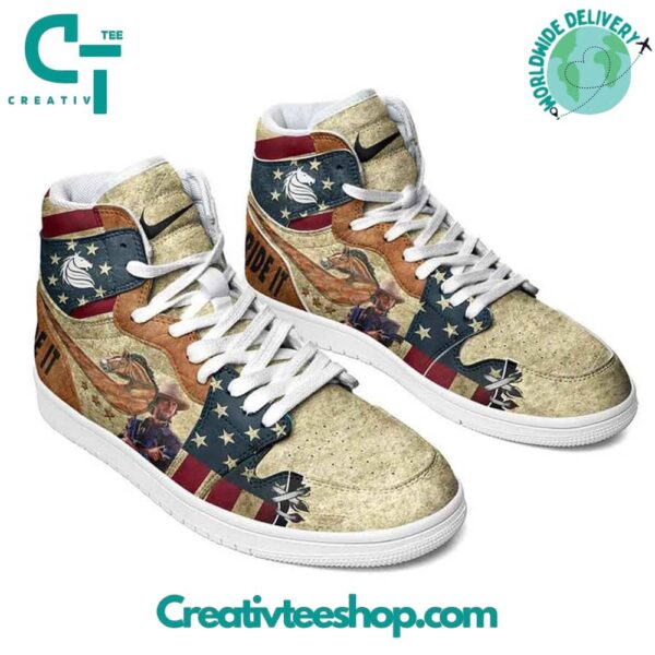 Tubopro Estwood Just Ride It AJ1 High Sneakers Shoes For Men And Women - Image 2