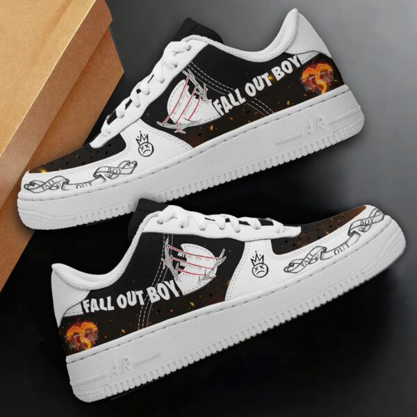 Tubopro Fall Out Boy Air Low-Top Sneakers Shoes For Men And Women - Image 2
