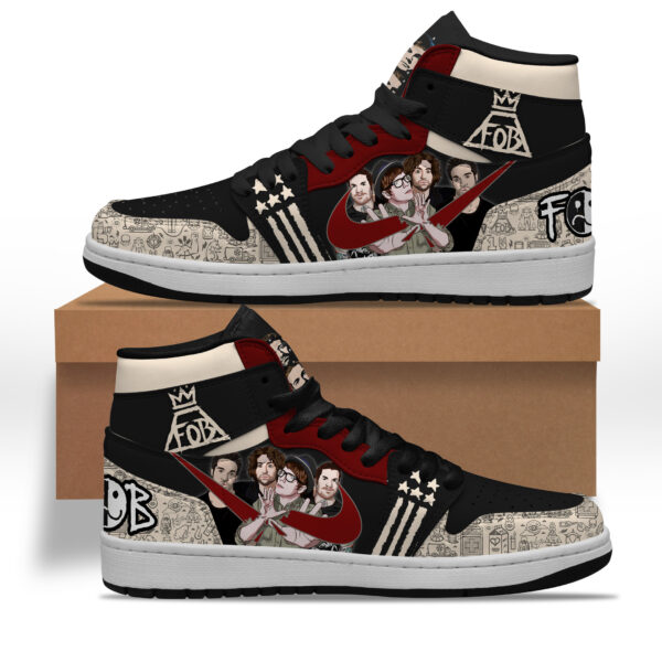 Tubopro Fall Out Boy AJ1 High Sneakers Shoes For Men And Women