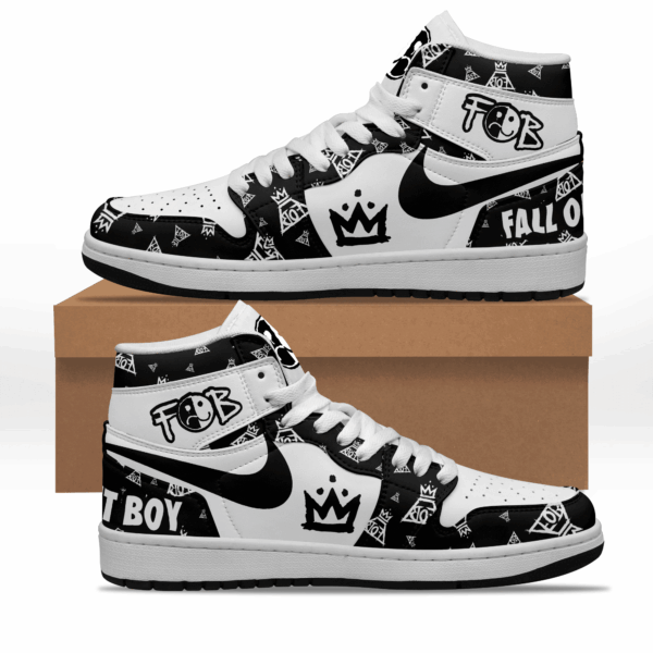 Tubopro Fall Out Boy AJ1 High Sneakers Shoes For Men And Women