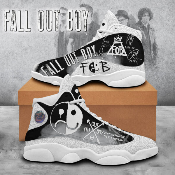 Tubopro Fall Out Boy AJ13 Sneakers Shoes For Men And Women - Image 2