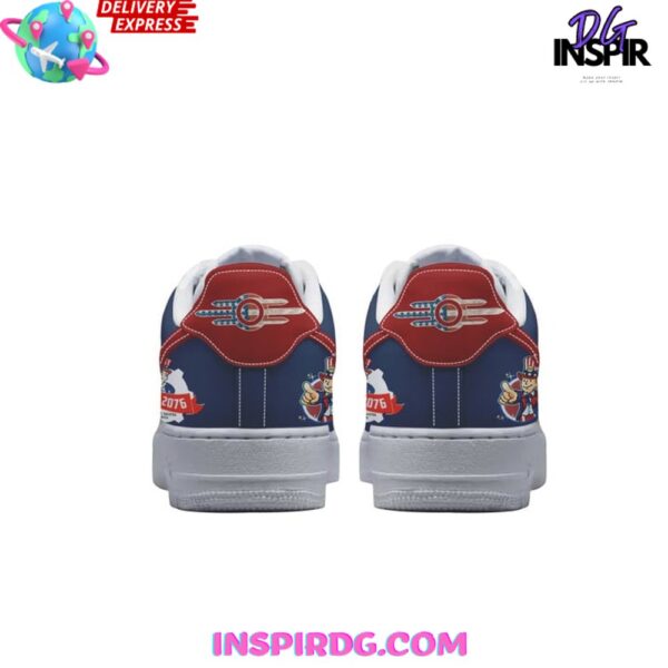Tubopro Fall Out Happy Fourth of July Air Low-Top Sneakers Shoes For Men And Women - Image 3