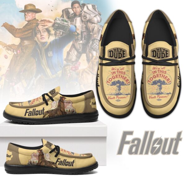 Tubopro Fallout Personalized Hey Dude Shoes For Men And Women - Image 2