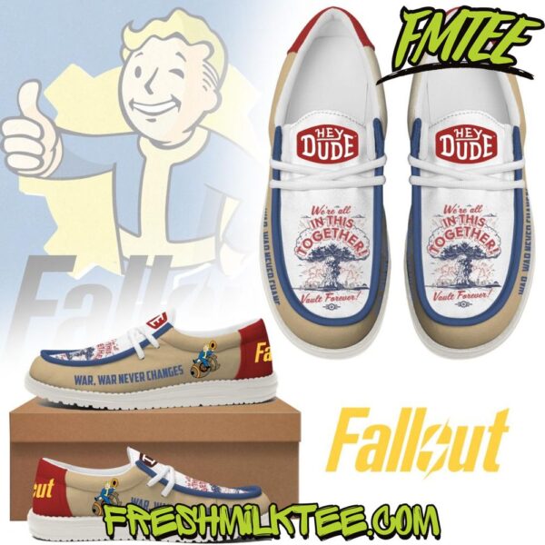 Tubopro Fallout Personalized Hey Dude Shoes For Men And Women
