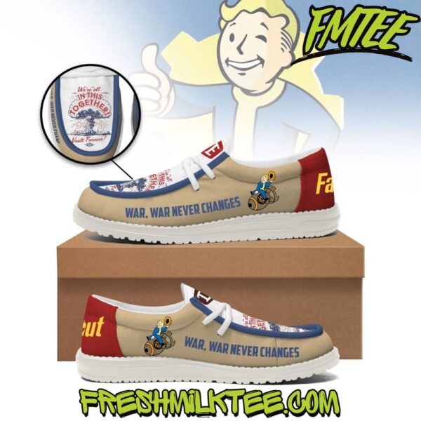 Tubopro Fallout Personalized Hey Dude Shoes For Men And Women - Image 2