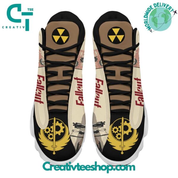 Tubopro Fallout Vault Tec AJ13 Sneakers Shoes For Men And Women - Image 2
