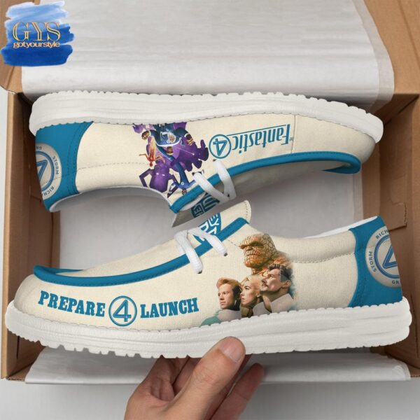 Tubopro Fantastic Four First Step Personalized Hey Dude Shoes For Men And Women