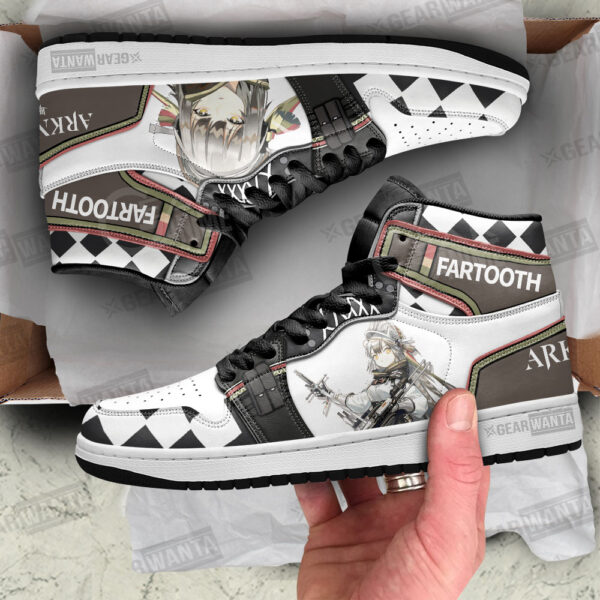 Tubopro Fartooth Arknights AJ1 High Sneakers Shoes For Men And Women - Image 2