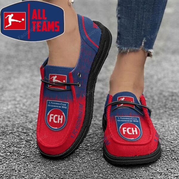 Tubopro FC Heidenheim Personalized Hey Dude Shoes For Men And Women
