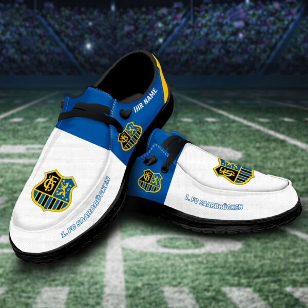 Tubopro FC Saarbrucken Personalized Hey Dude Shoes For Men And Women - Image 3