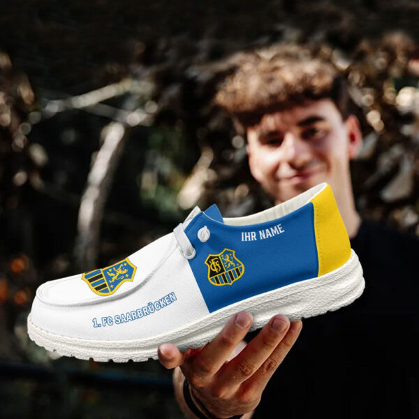 Tubopro FC Saarbrucken Personalized Hey Dude Shoes For Men And Women - Image 2