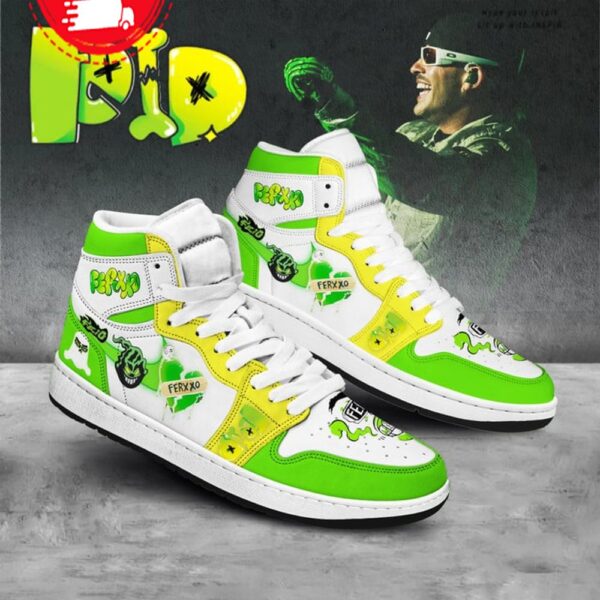 Tubopro Feid AJ1 High Sneakers Shoes For Men And Women - Image 4