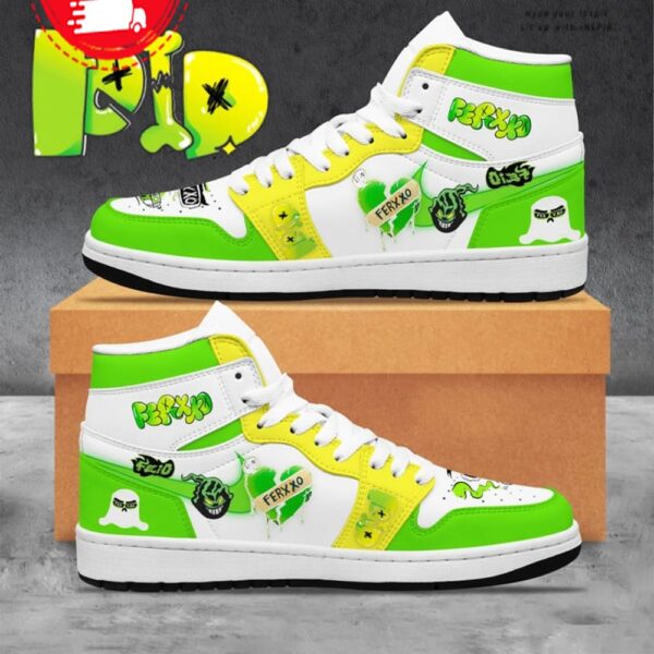 Tubopro Feid AJ1 High Sneakers Shoes For Men And Women - Image 3