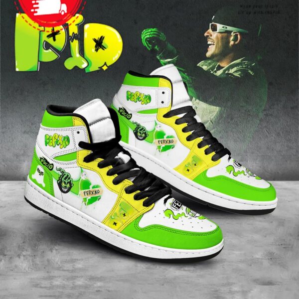 Tubopro Feid AJ1 High Sneakers Shoes For Men And Women - Image 2
