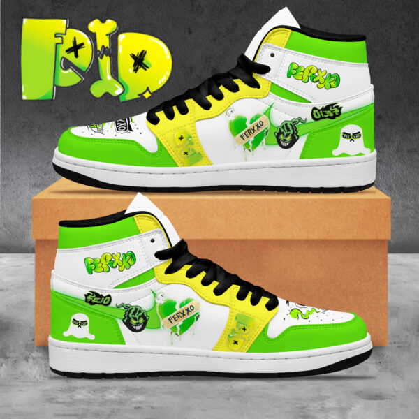 Tubopro Feid Ferxxo AJ1 High Sneakers Shoes For Men And Women - Image 2