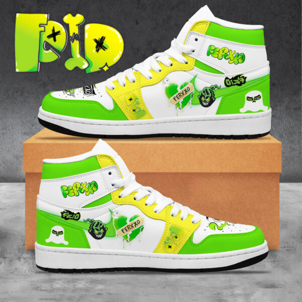 Tubopro Feid Ferxxo AJ1 High Sneakers Shoes For Men And Women - Image 2
