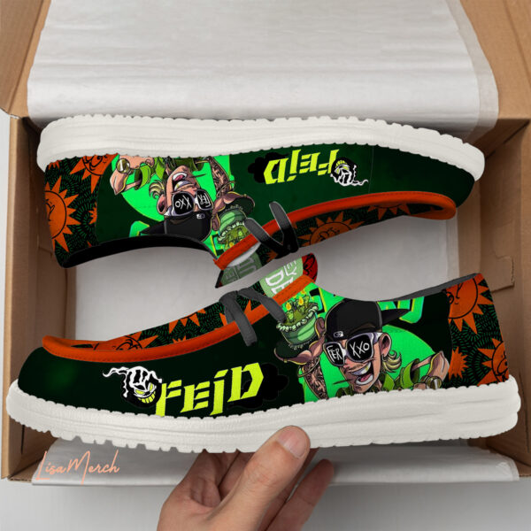 Tubopro Feid Ferxxo Hey Dude Shoes For Men And Women - Image 3