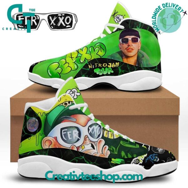 Tubopro Feid Ferxxo NItro Jam Tour AJ13 Sneakers Shoes For Men And Women