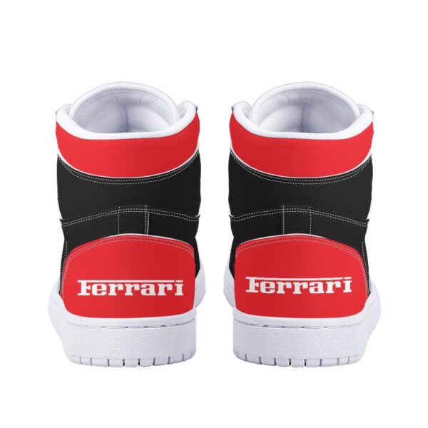 Tubopro Ferrari AJ1 High Sneakers Shoes For Men And Women - Image 4