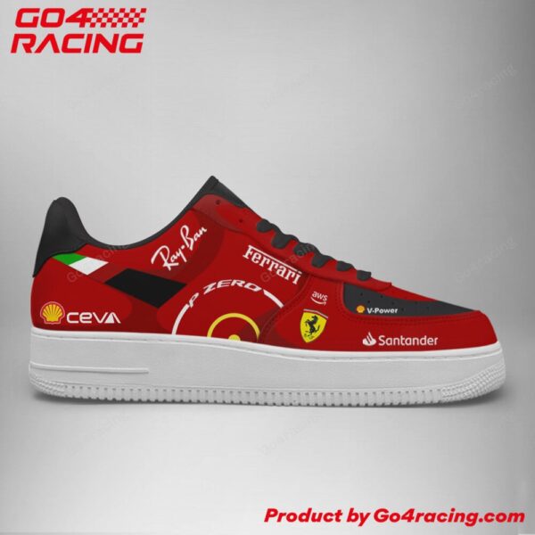 Tubopro Ferrari Formula Air Low-Top Sneakers Shoes For Men And Women - Image 3