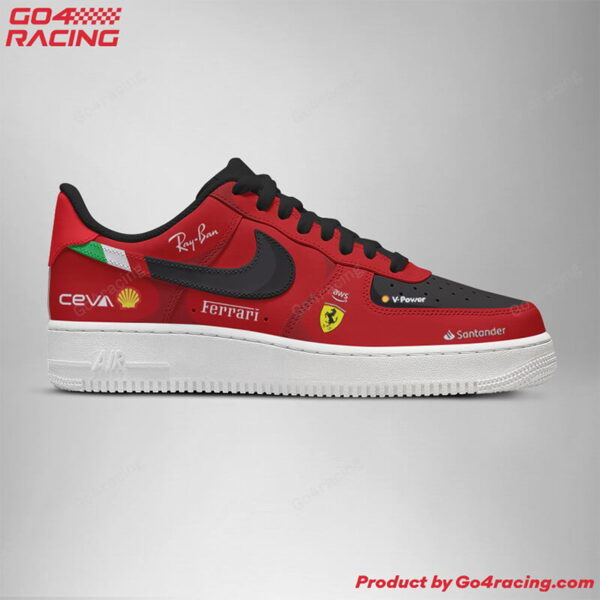 Tubopro Ferrari Formula Air Low-Top Sneakers Shoes For Men And Women - Image 3