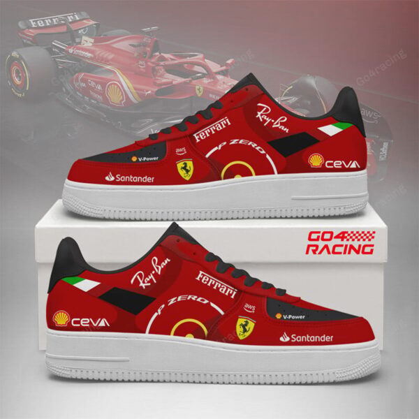 Tubopro Ferrari Formula Air Low-Top Sneakers Shoes For Men And Women