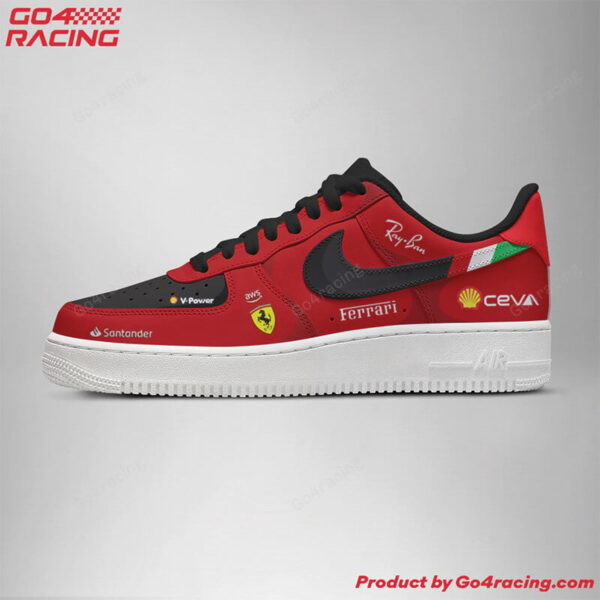 Tubopro Ferrari Formula Air Low-Top Sneakers Shoes For Men And Women - Image 2