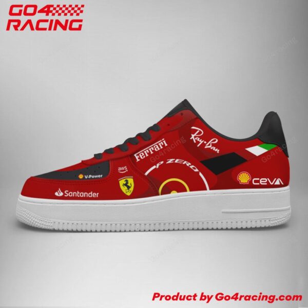 Tubopro Ferrari Formula Air Low-Top Sneakers Shoes For Men And Women - Image 2