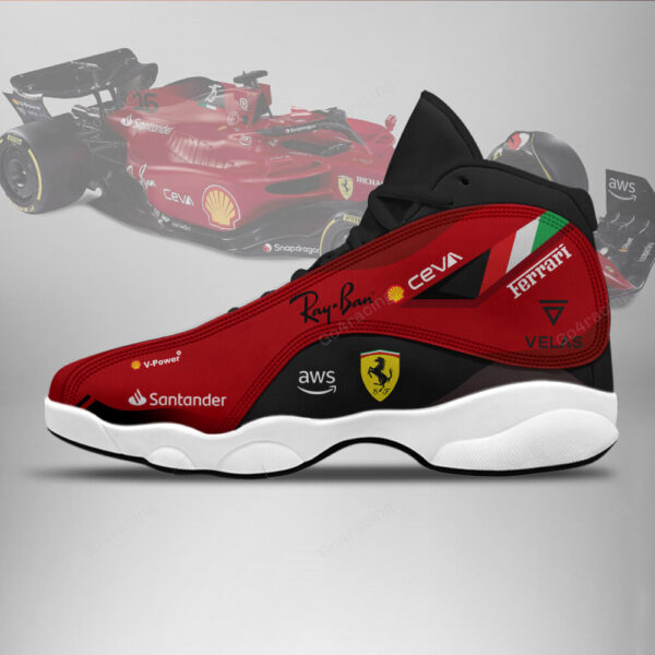 Tubopro Ferrari Formula AJ13 Sneakers Shoes For Men And Women - Image 2