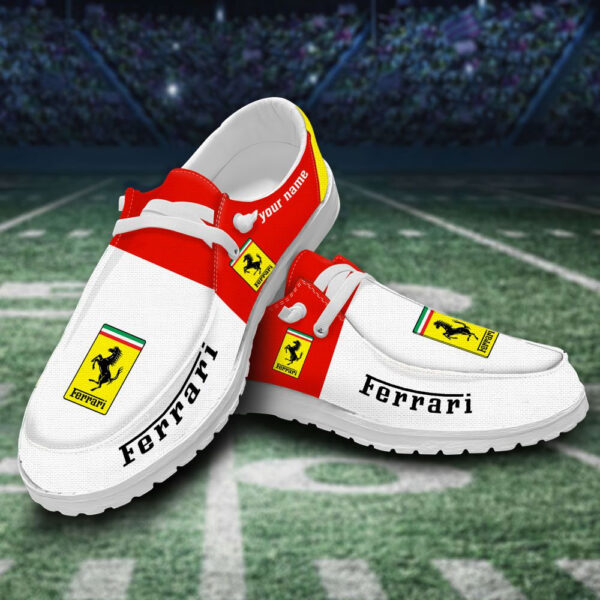 Tubopro Ferrari Personalized Hey Dude Shoes For Men And Women