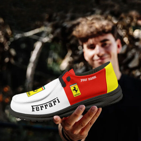 Tubopro Ferrari Personalized Hey Dude Shoes For Men And Women - Image 6