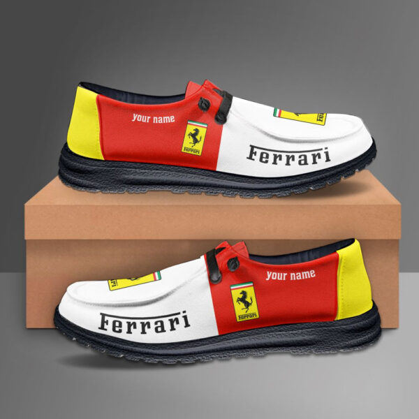 Tubopro Ferrari Personalized Hey Dude Shoes For Men And Women - Image 5
