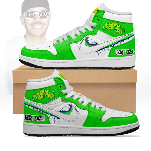 Tubopro Ferxxo Feid AJ1 High Sneakers Shoes For Men And Women