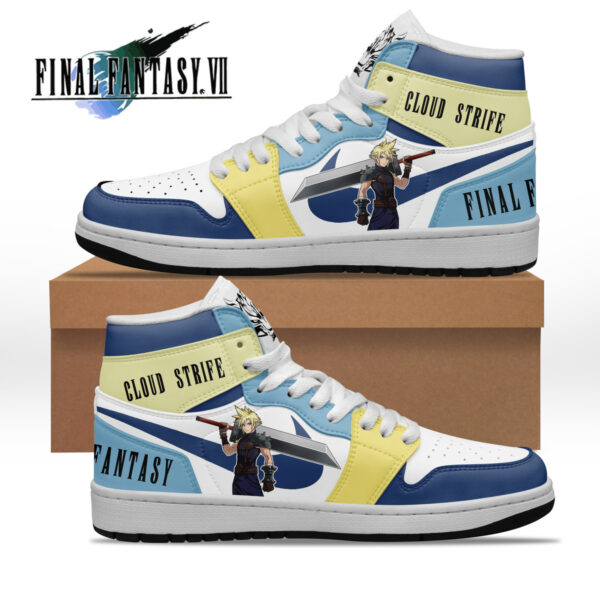 Tubopro Final Fantasy VII AJ1 High Sneakers Shoes For Men And Women