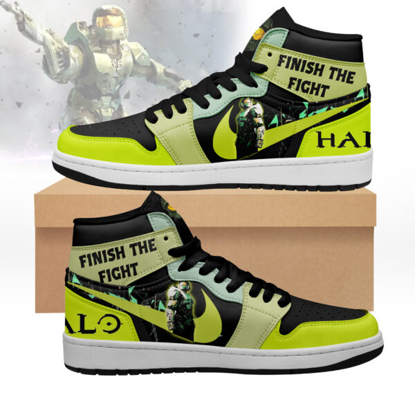 Tubopro Finish The Fight Halo AJ1 High Sneakers Shoes For Men And Women