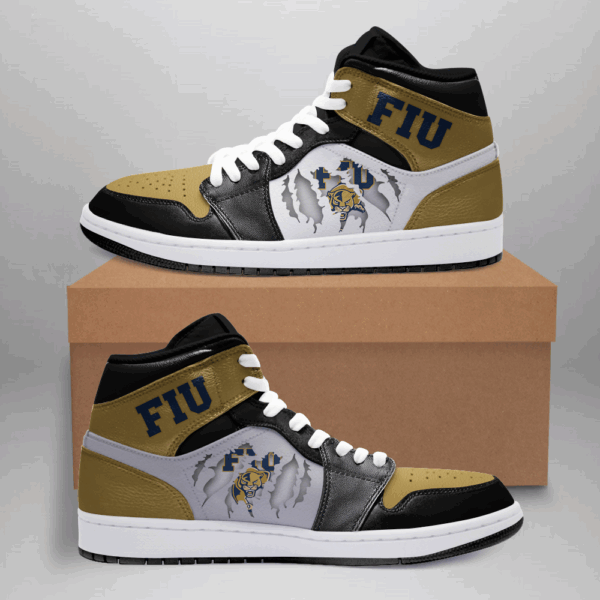 Tubopro FIU Panthers AJ1 High Sneakers Shoes For Men And Women