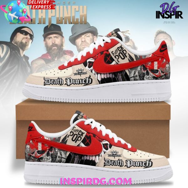 Tubopro Five Finger Death Punch Air Low-Top Sneakers Shoes For Men And Women