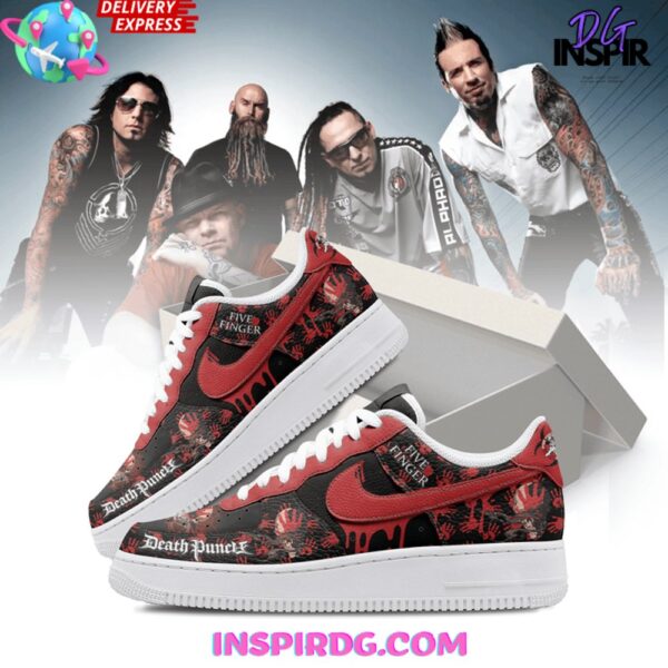 Tubopro Five Finger Death Punch Air Low-Top Sneakers Shoes For Men And Women - Image 3